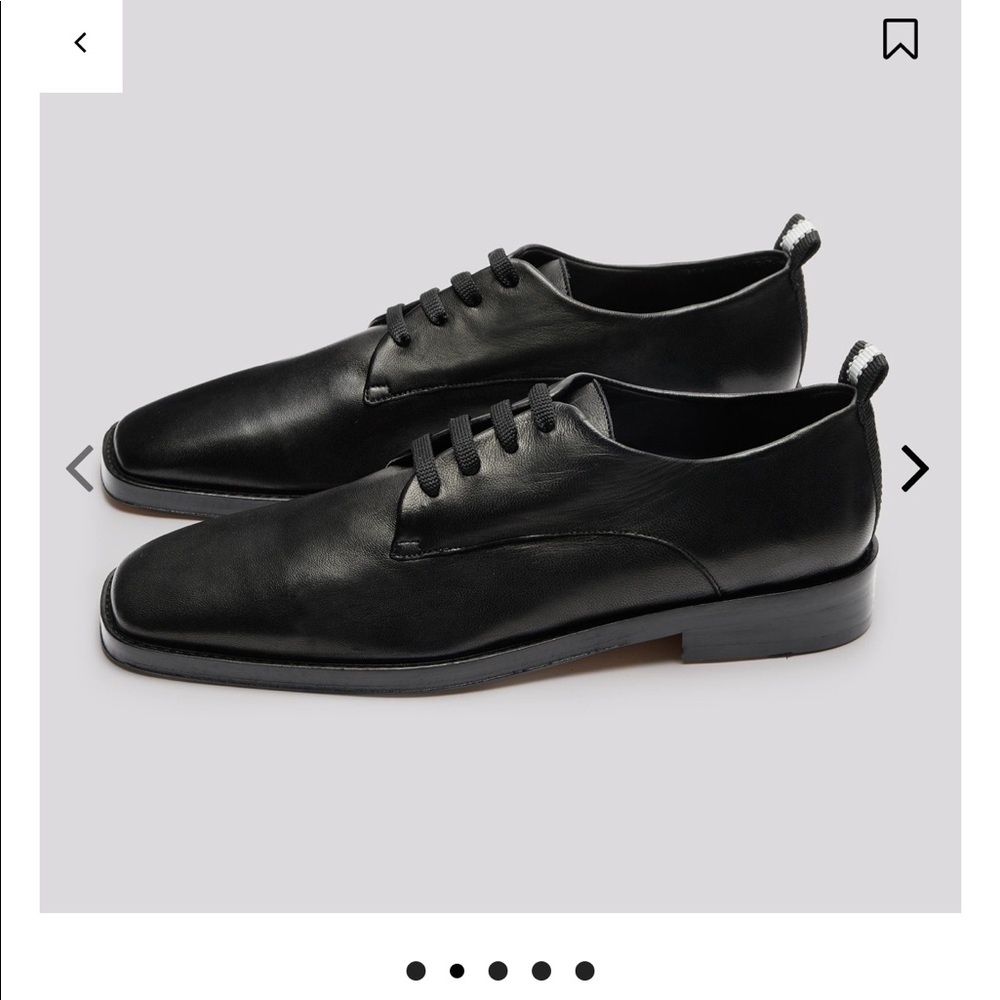 Dita black leather shoes 37 MIista.